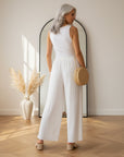 Geplisseerde Broek met Binnenbroek - Comfortabel & Elegant — back view