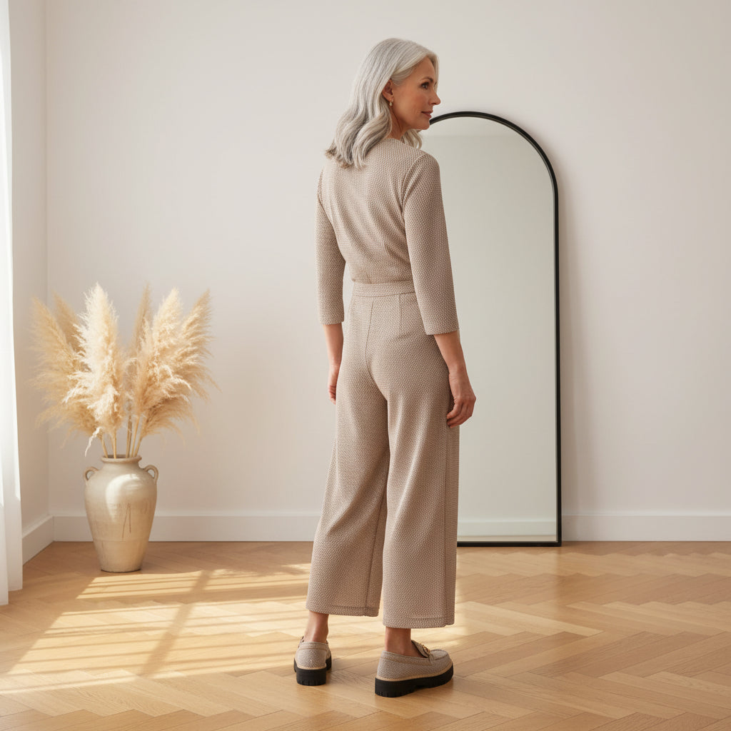 Romina - Ademende Mesh Loafers met Dikke Zolen — back view