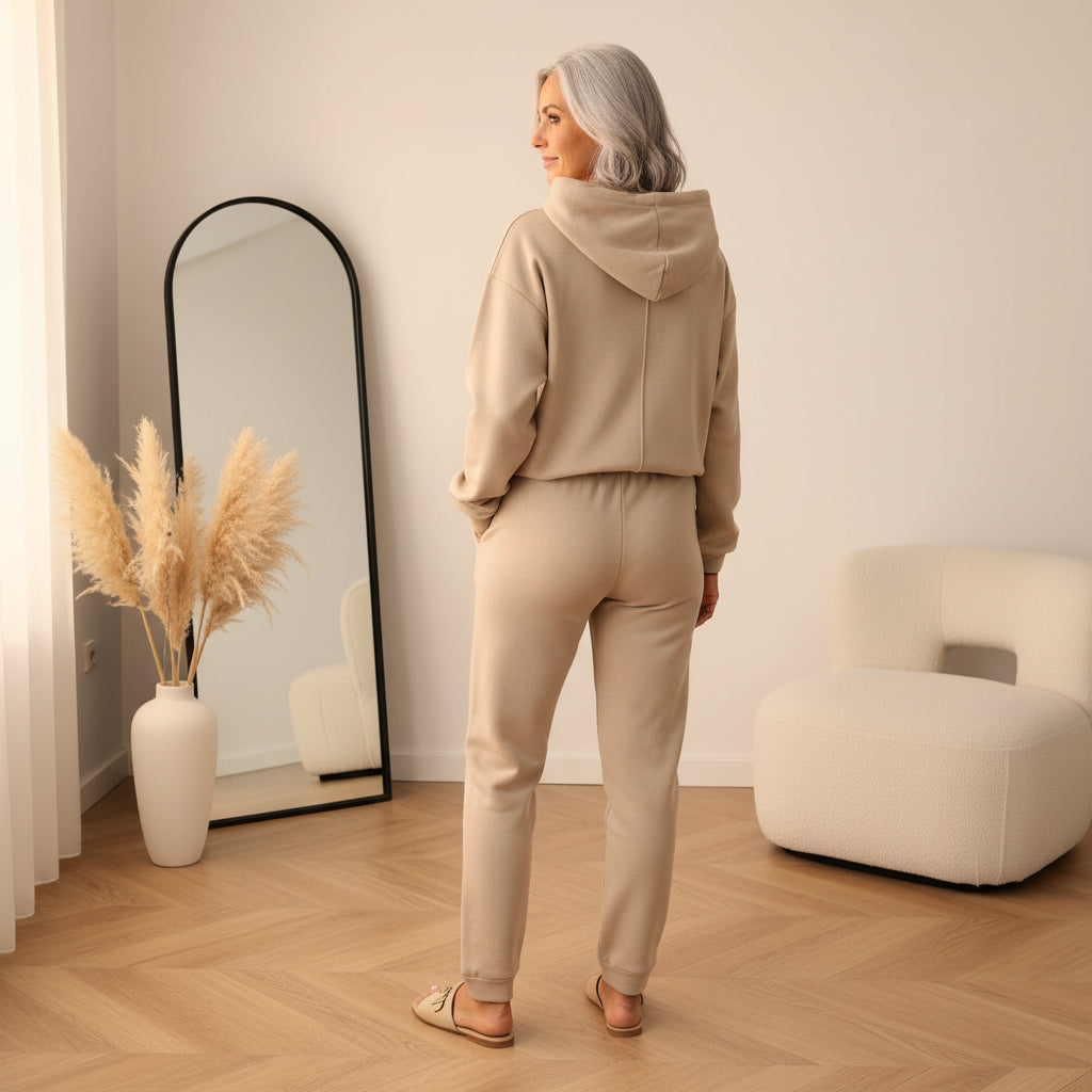 Thalia™ | Comfortabele Hoodie Set voor Dames — back view