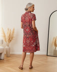 Elegante Cocktailjurk voor Dames — back view