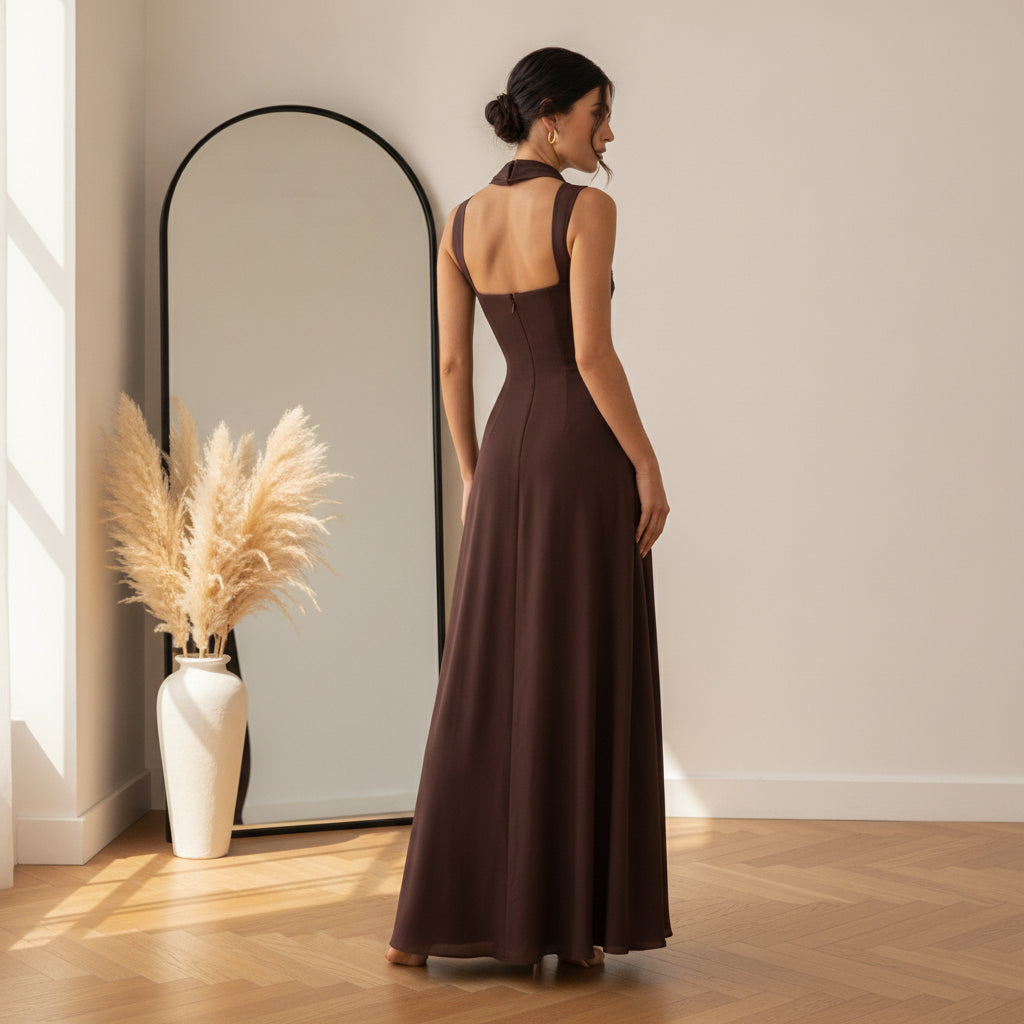 Aria Maxi Jurk — back view