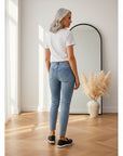 Elegante Platte Instappers voor Dames — back view
