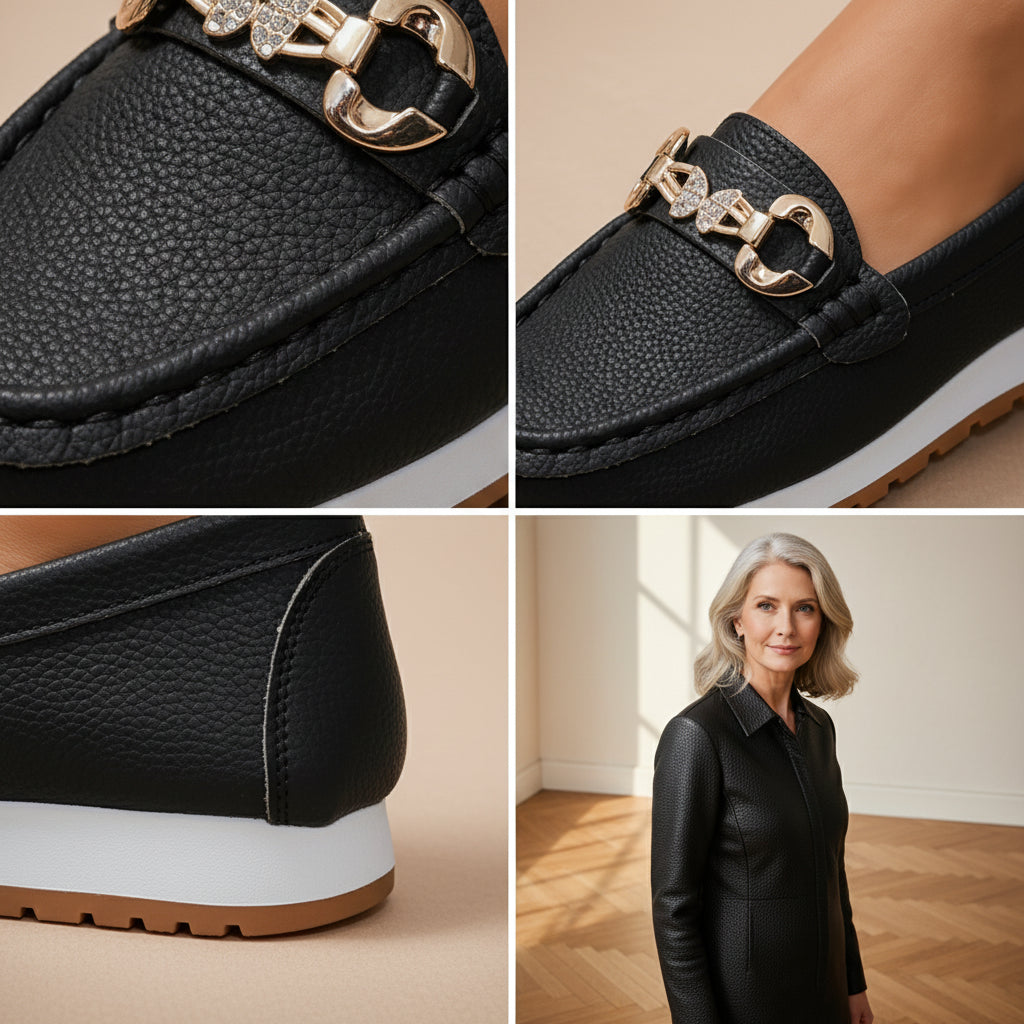 Elegante Platte Instappers voor Dames — details