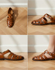 Premium Leren Sandalen voor Heren - Comfortabel & Antislip — details
