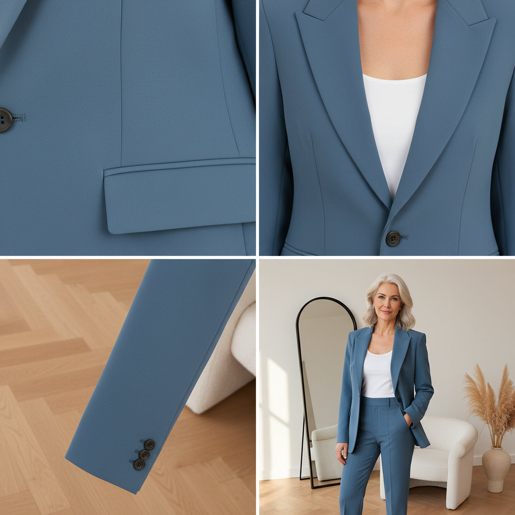 ELIZA - Elegant Pak met Klassieke Blazer — details