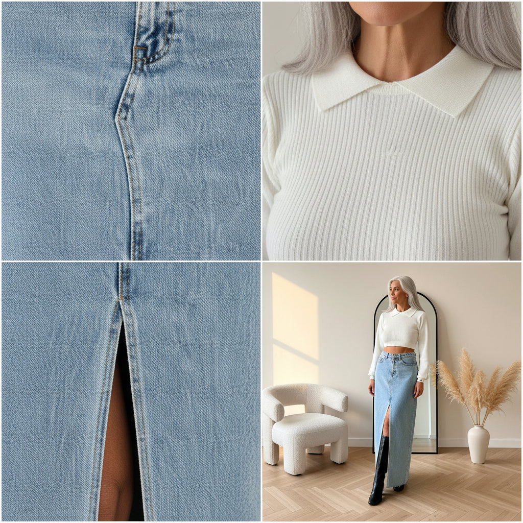 Elegante Sofi Rok - Tijdloze Stijl voor Elke Gelegenheid — details