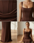 ARIA | Hourglass Maxi Jurk — details
