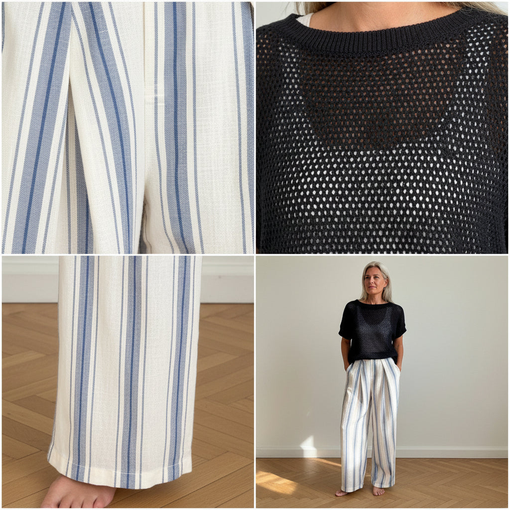 Lotus Broek met Print - Comfortabele Damesbroek — details