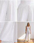 Geplisseerde Broek met Binnenbroek - Comfortabel & Elegant — details