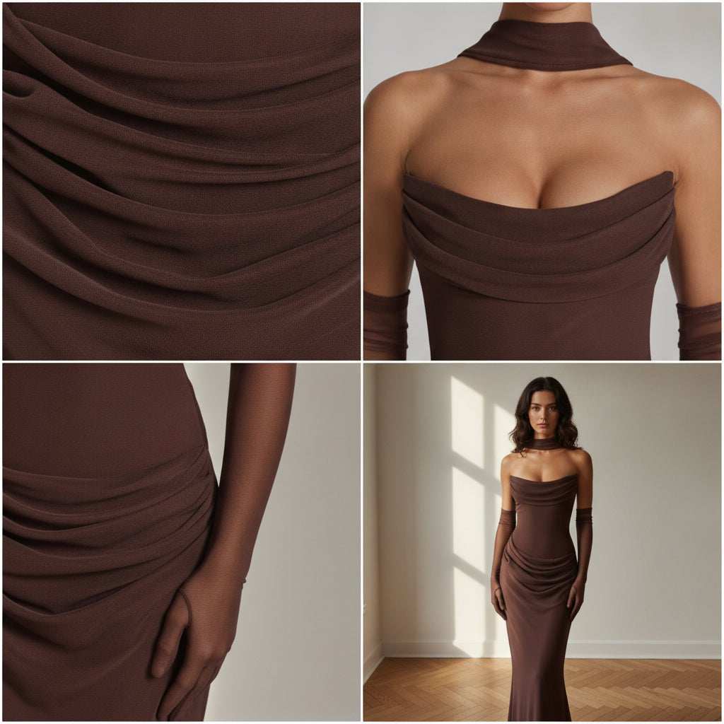 ARIA | Muse Maxi Jurk — details