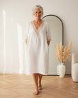 Gehaakte Droom Jurk - Bohemian Elegantie — front view