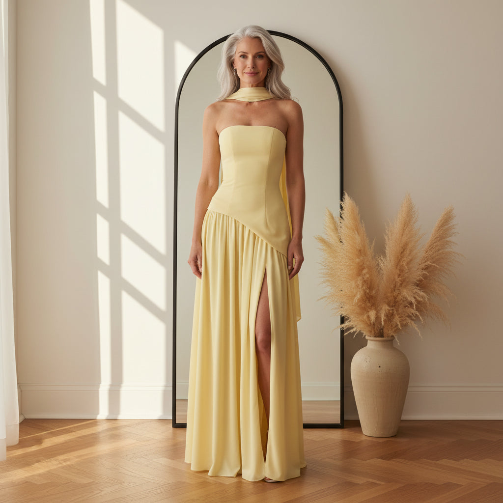 Aura Maxi Jurk — front view