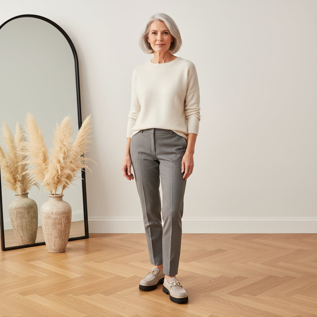 Romina - Ademende Mesh Loafers met Dikke Zolen — front view