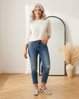 Carla - Elegante Platte Loafers — front view