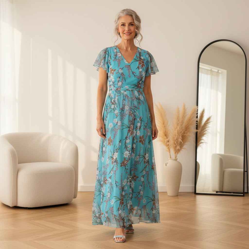 Daisy | Verfijnende Glamour Jurk — front view