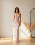 ARIA | Rose Muse Maxi Jurk — front view