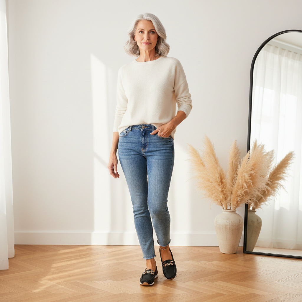 Comfortabele Platte Instappers - Elegante Loafers voor Dames — front view