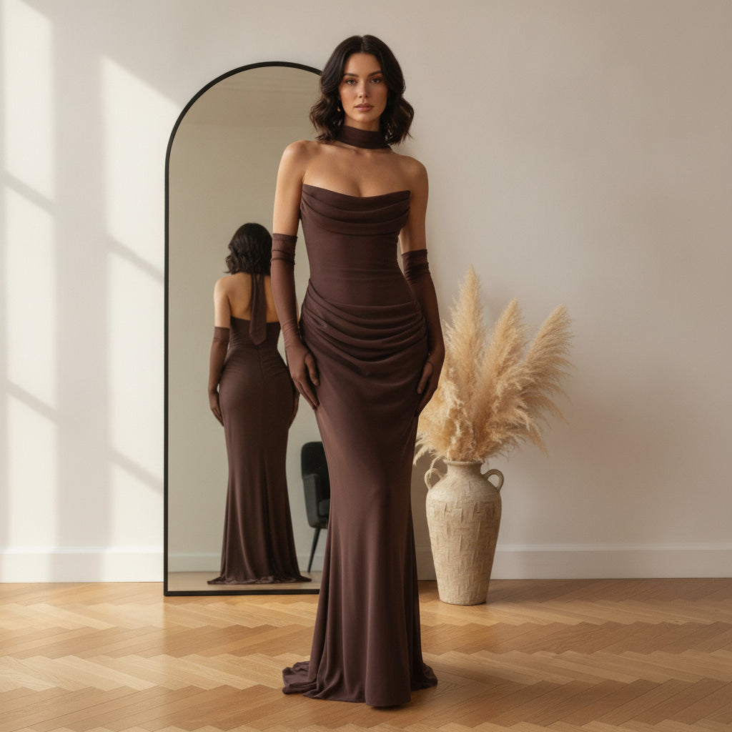 ARIA | Muse Maxi Jurk — front view