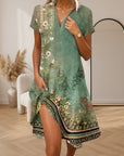 Elegante Cocktailjurk voor Dames — Groen