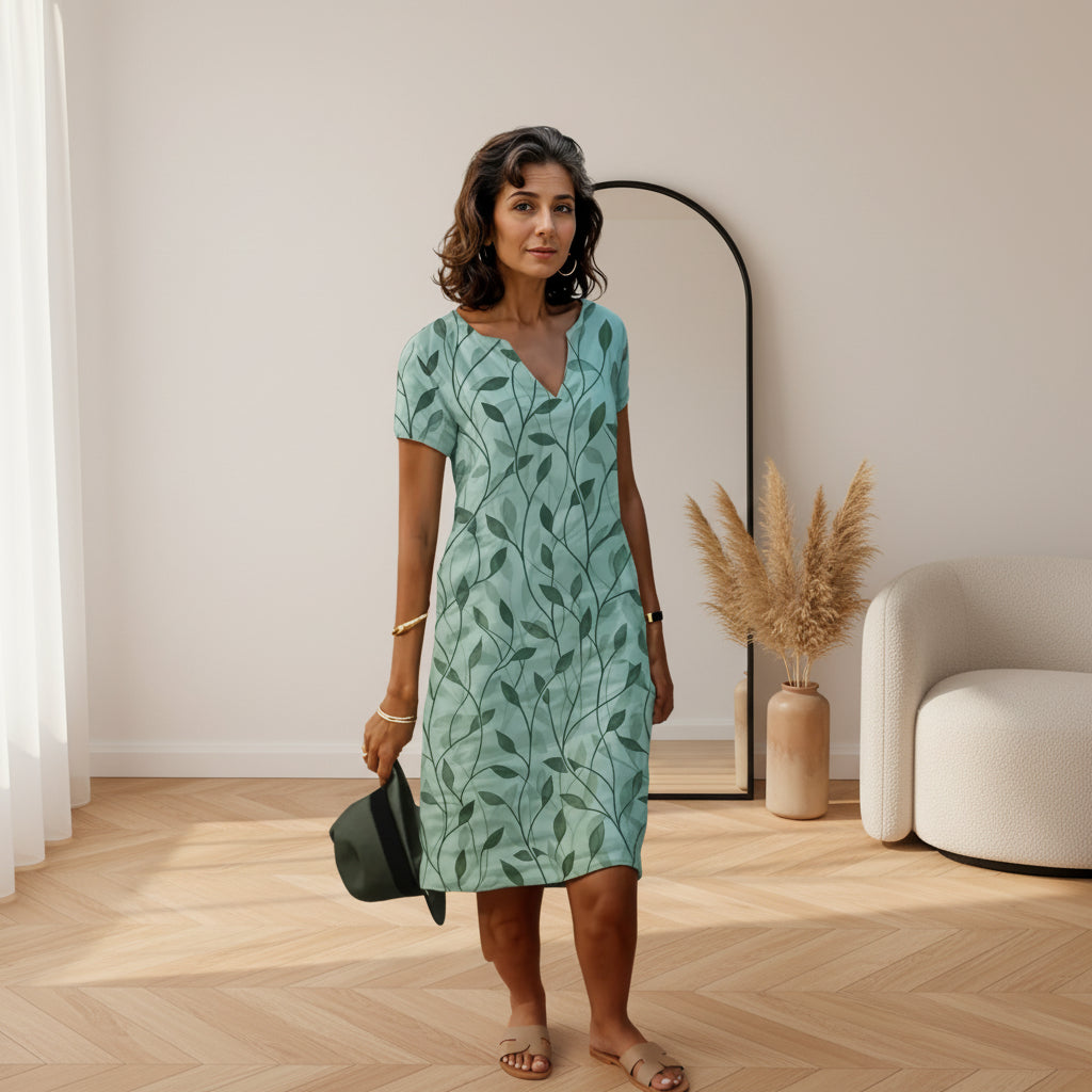 Delilah™ | Elegante Zomerjurk voor Elke Gelegenheid — Groen