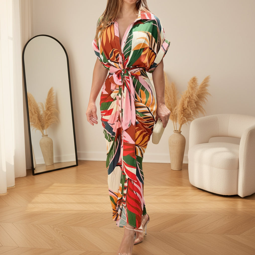 Addison™ | Luxe Elegante Jurk — Multi