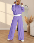 Thalia™ | Comfortabele Hoodie Set voor Dames — Paars