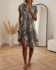 Elegante Cocktailjurk voor Dames — Zwart