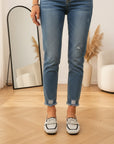 Carla - Elegante Platte Loafers — Beige