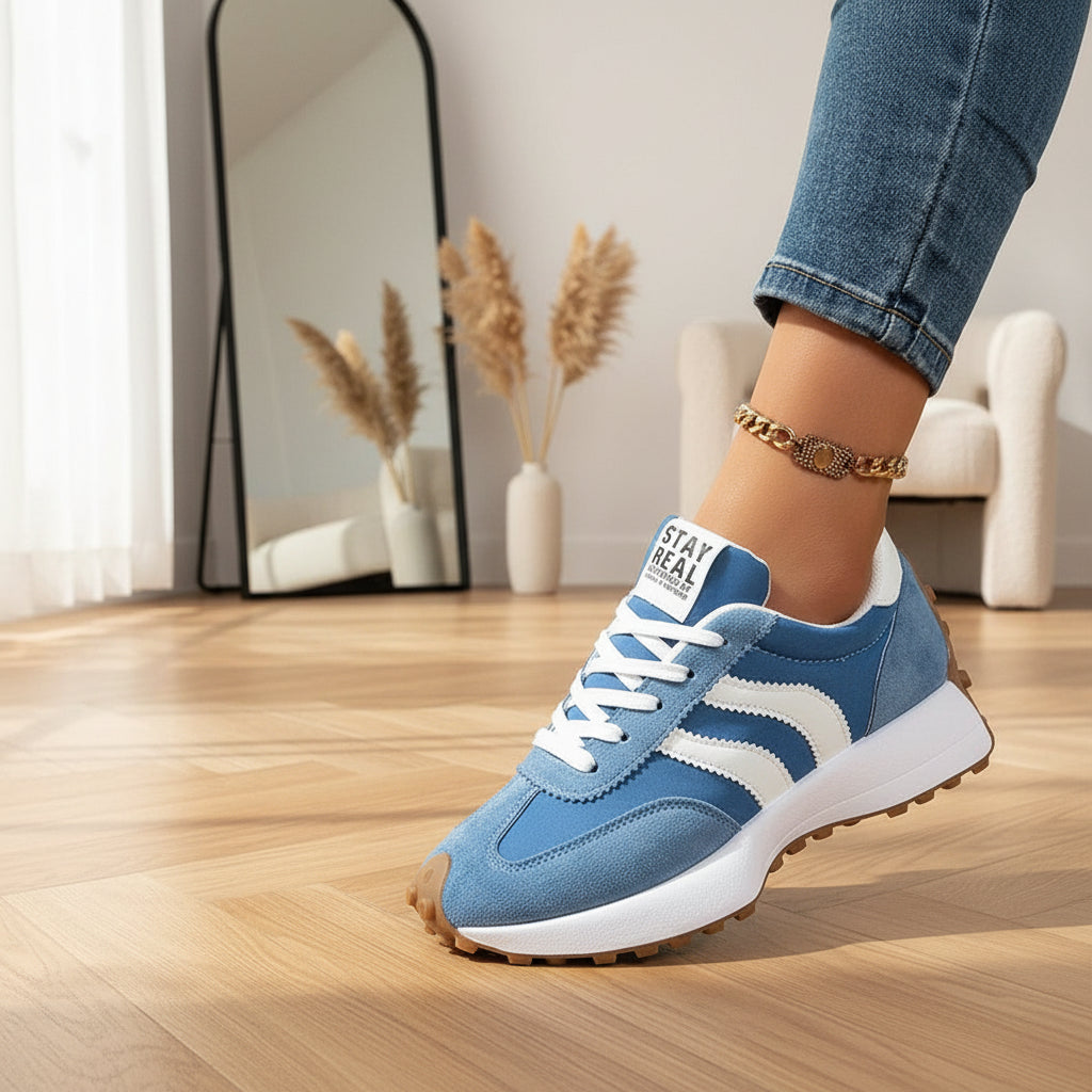 Alina | Lichte en Comfortabele Sneakers voor Optimale Ondersteuning — Blauw