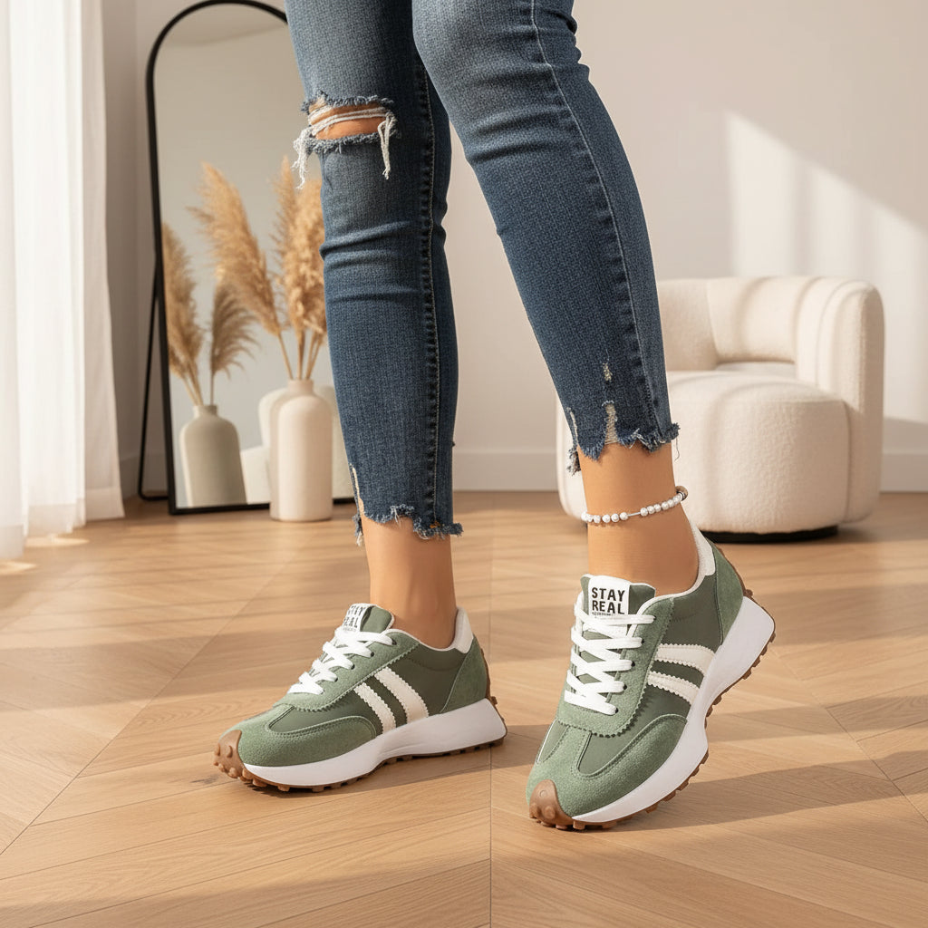 Alina | Lichte en Comfortabele Sneakers voor Optimale Ondersteuning — Groen
