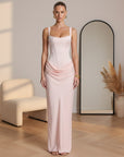 ARIA | Hourglass Maxi Jurk — Zachtroze