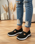 Jessika | Comfortabele Vrijetijdsschoenen met Relax-Fit — Zwart