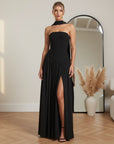 Aura Maxi Jurk — Zwart