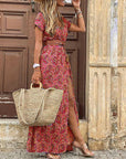 Justine™ - Luchtige Boho Maxi Jurk Met Bijpassende Riem