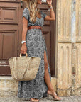 Justine™ - Luchtige Boho Maxi Jurk Met Bijpassende Riem