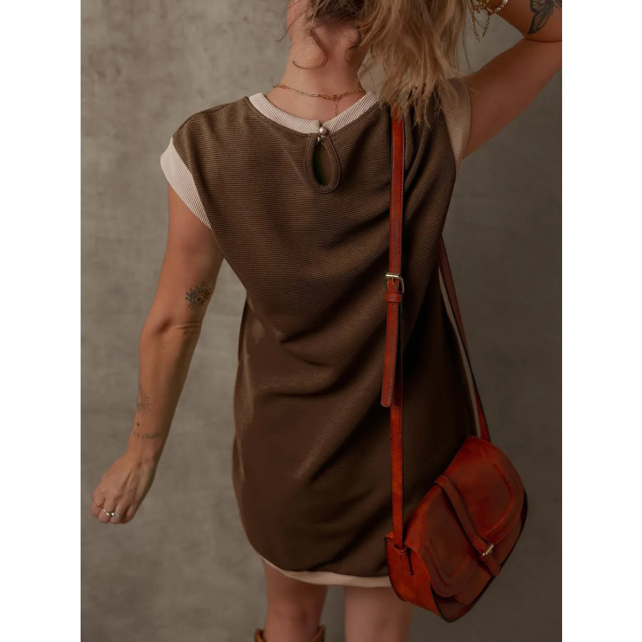 Sophie™ Geknoopte Midi-Jurk met Zakken