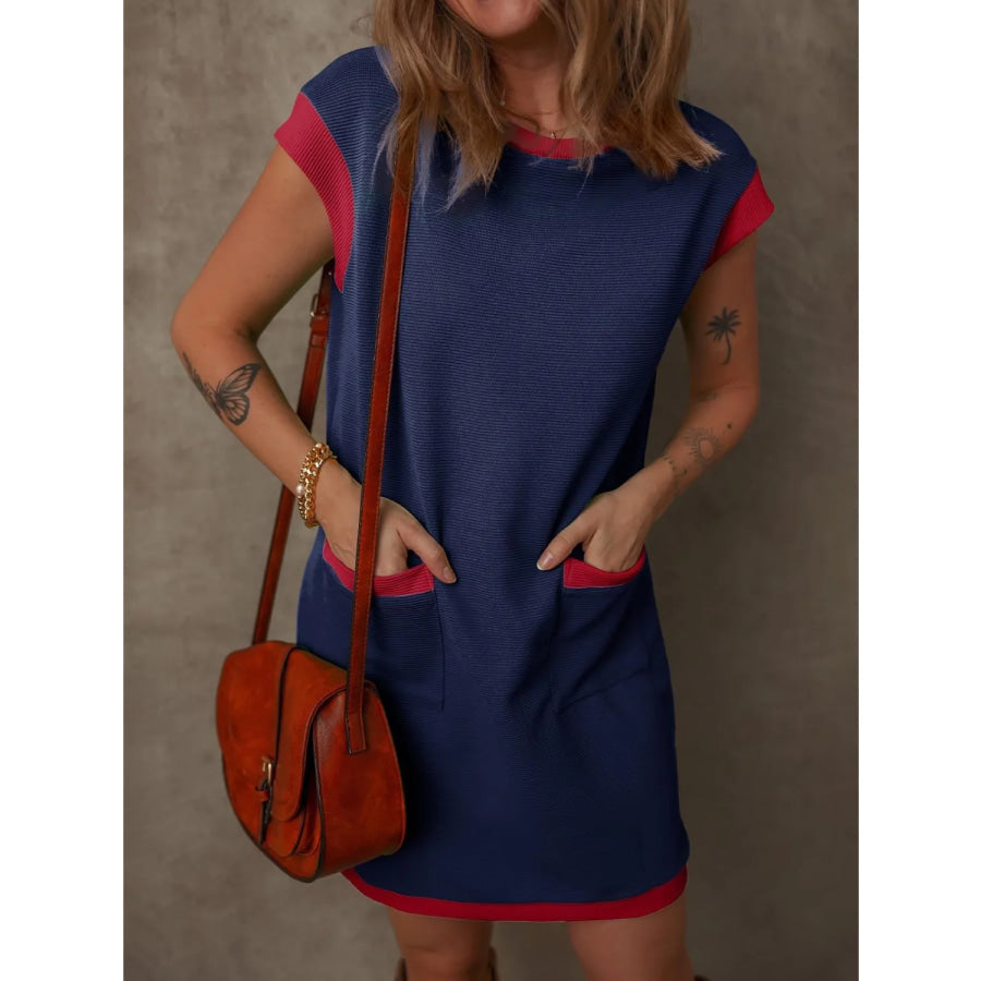 Sophie™ Geknoopte Midi-Jurk met Zakken