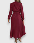 Rebecca™ | Elegante Geplisseerde Midi Jurk