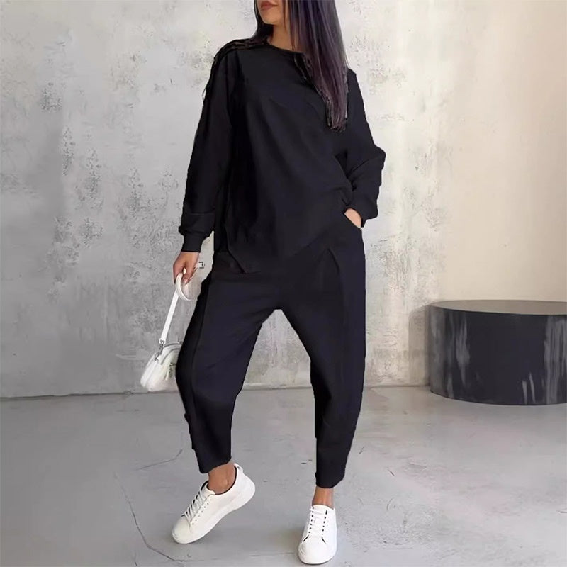 Dames Sweatshirt &amp; Broek Set met Lange Mouwen
