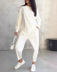 Dames Sweatshirt & Broek Set met Lange Mouwen